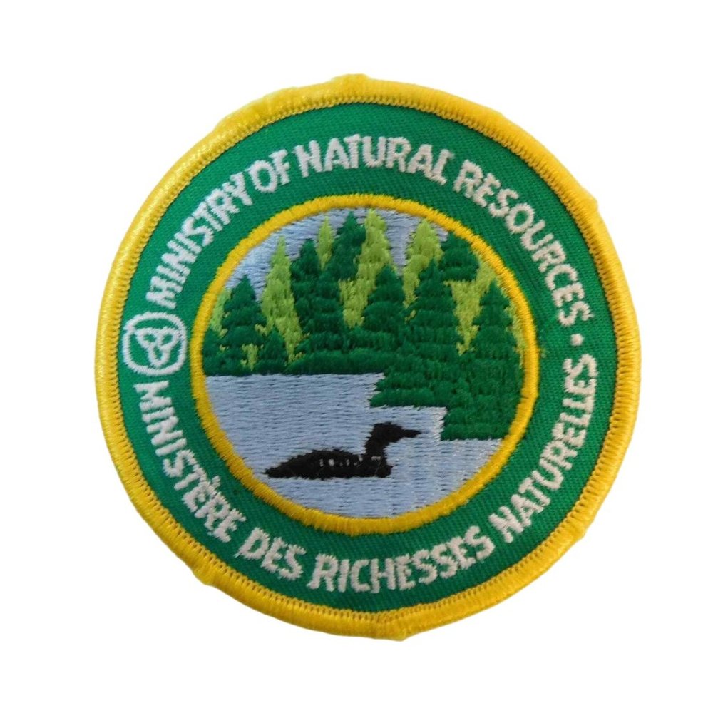 Ministry of Natural Resources Ministere Des Richesses Naturelles Patch